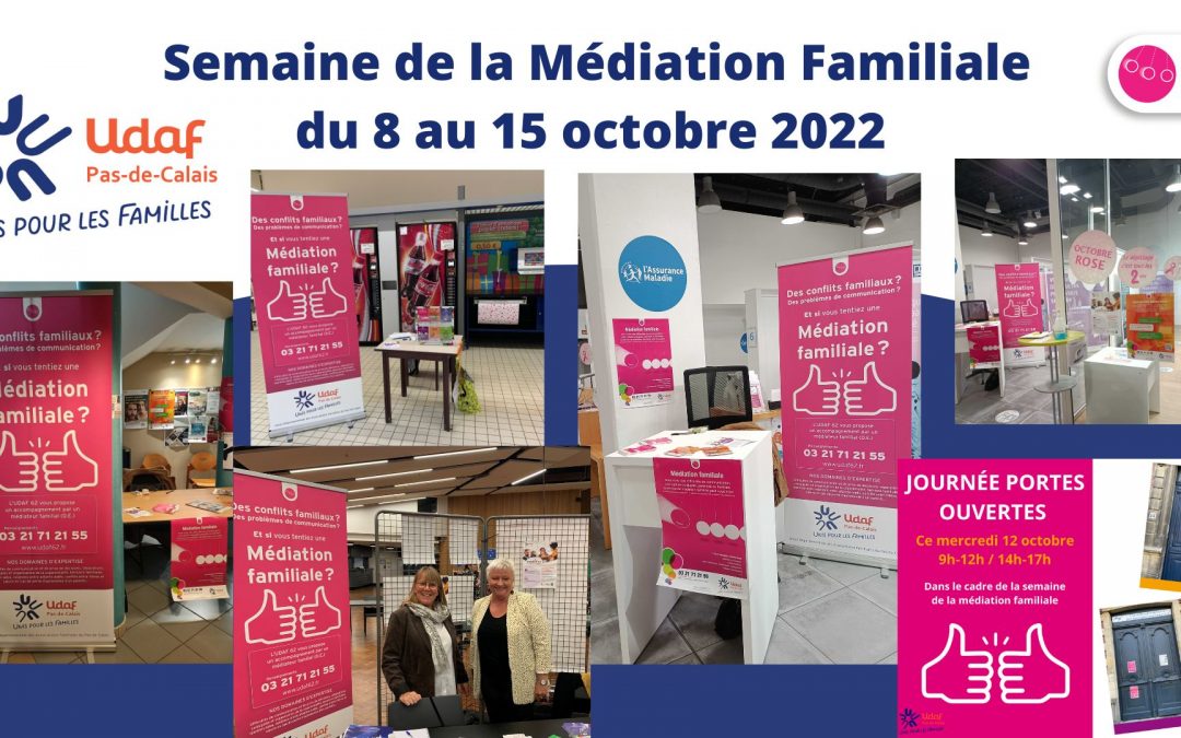 L’Udaf62, mobilisée pour la semaine de la Médiation Familiale